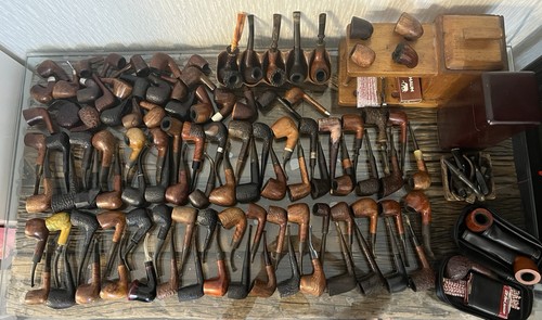 Große pfeifensammlung mit 106 - große,